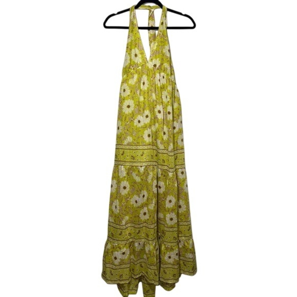 NWT BAND OF THE FREE Lime and Cream Dress - small
